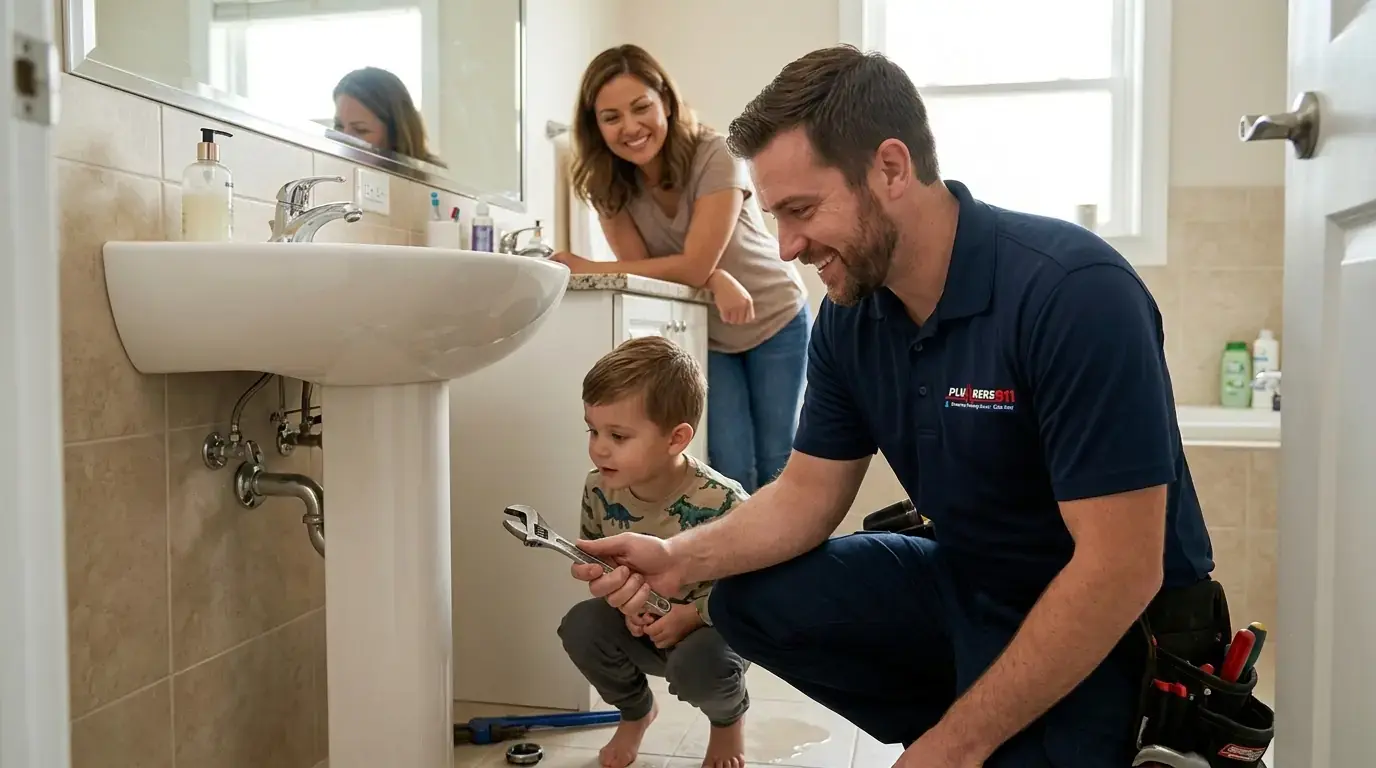Licensed plumber at work in Elmwood Park, IL